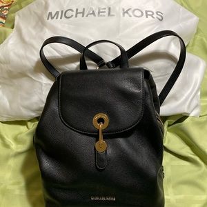 Michael Kors Raven Medium Pebble Leather Backpack